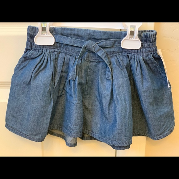 Oshkosh Toddler girls skort chambray super cute - Picture 4 of 7